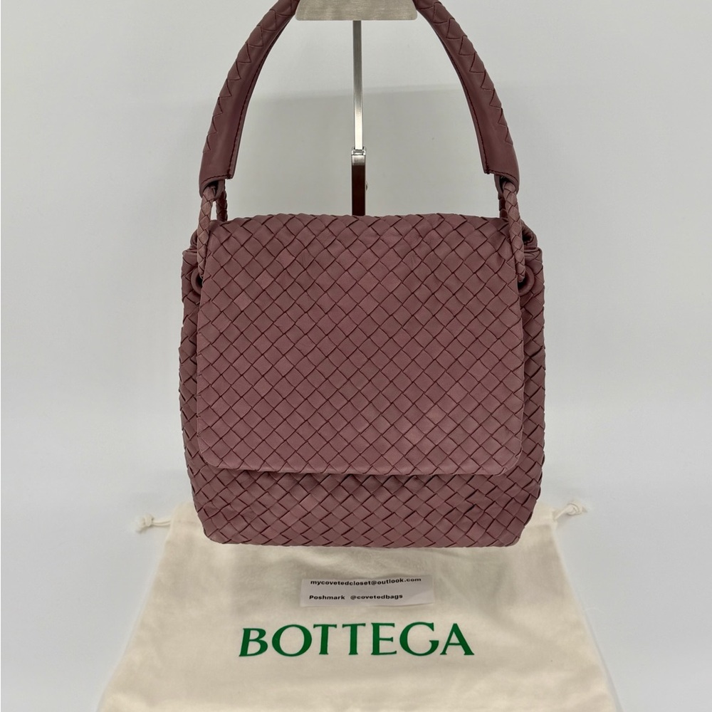 Bottega Veneta Woven Leather Bag in Gorgeous Dusty Lavender w/Dust Bag🪻